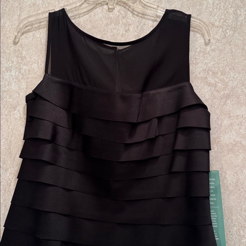 NWT JCPenney Black Layered Dresss - Picture 13 of 16